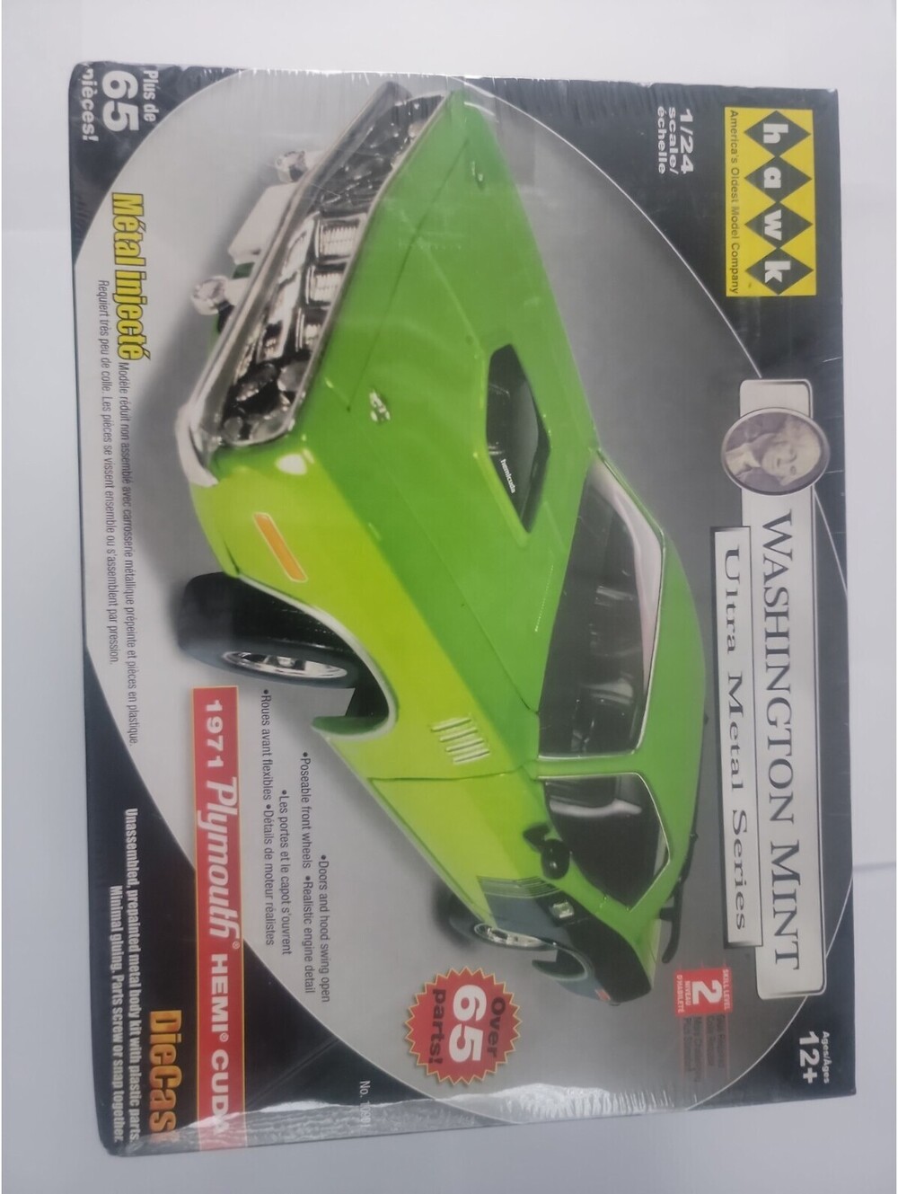 HAWK Washington Mint  Die Cast 1961 Plymouth hemi Cuda